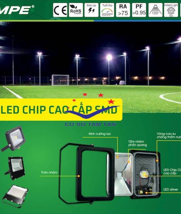 Bóng đèn led pha 50w MPE