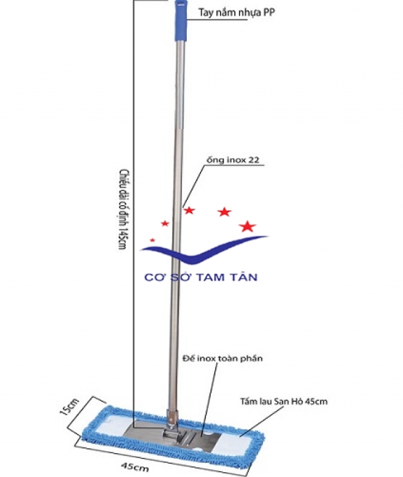 Cây lau nhà inox