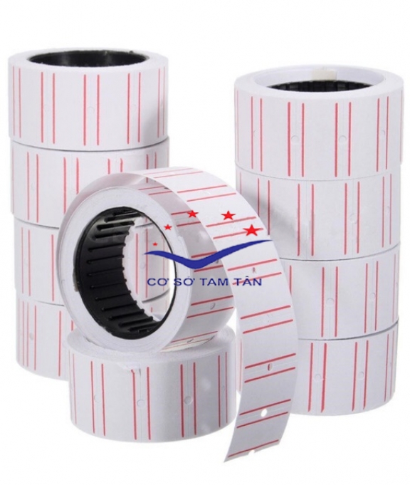 Giấy dán giá trắng
