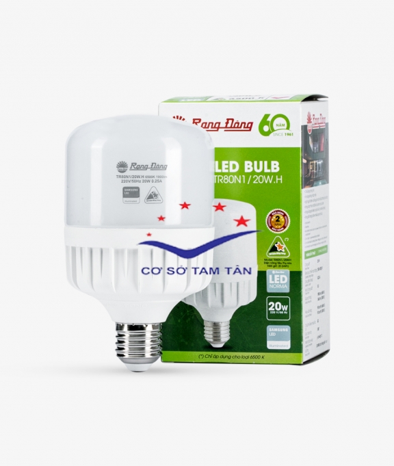Bóng đèn LED BULB Trụ nhôm đúc 20W