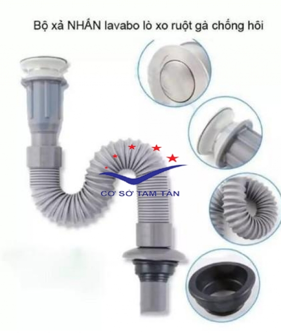 Bộ xã lavabo nhấn