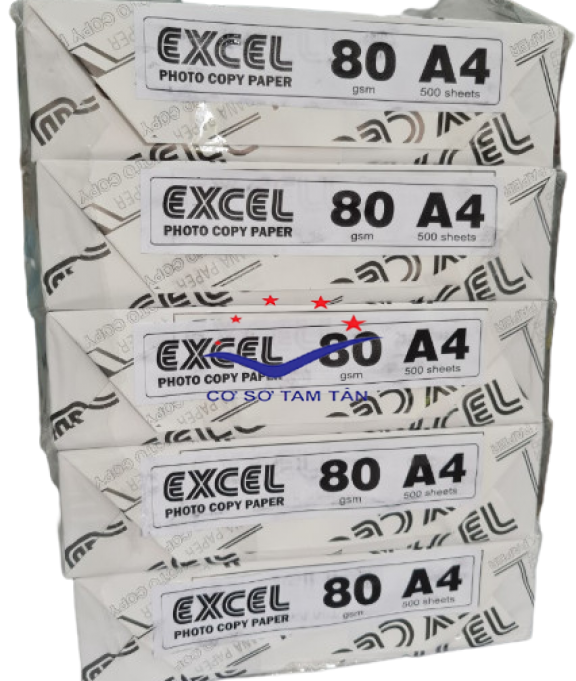 Giấy A4 (ĐL:80) Excel