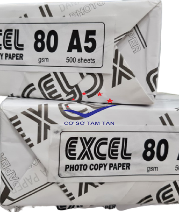 Giấy  A5( ĐL: 80) Excel