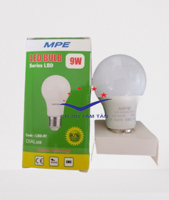 Bóng đèn led 9w MPE