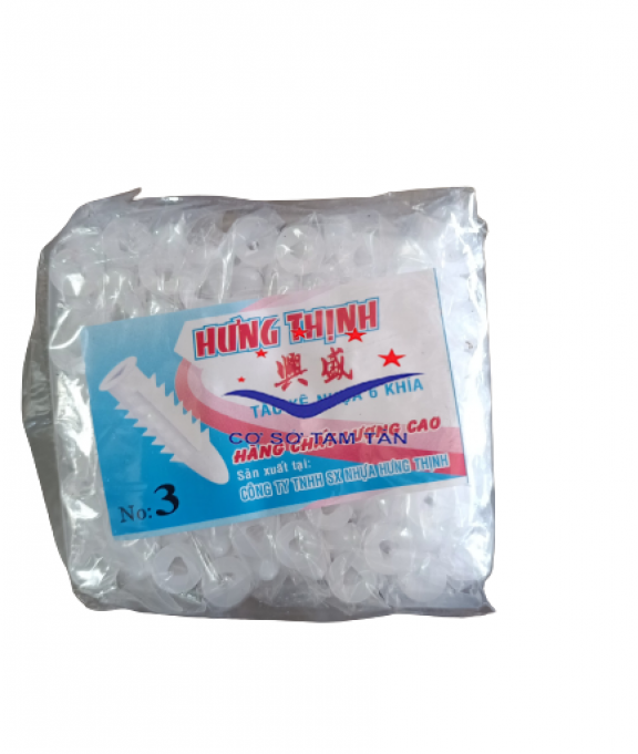 TẮC KÊ NHỰA 3 PHÂN HƯNG THỊNH