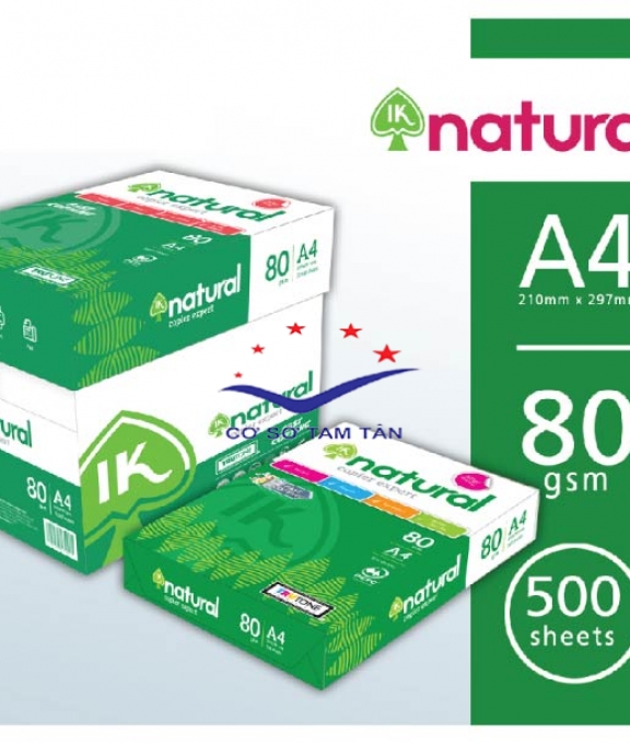 Giấy A4 IK Natural 80 gsm