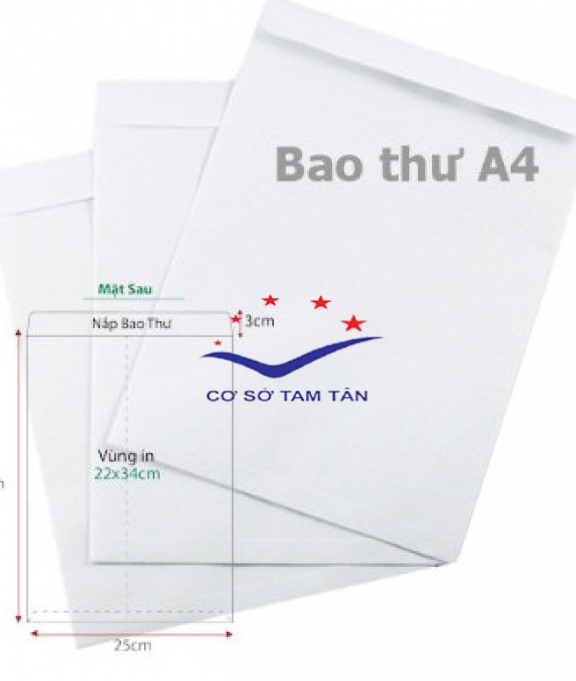 Bao thư khổ A4 (35 x 25 cm)
