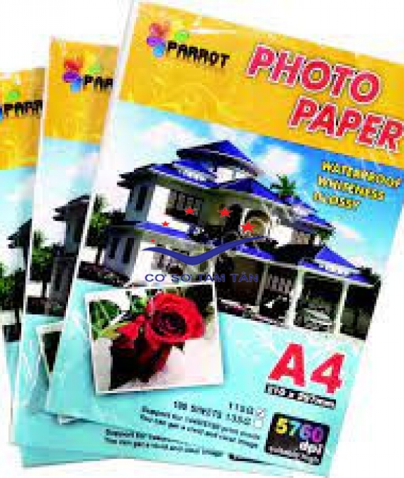 Giấy in ảnh 1 mặt Parrot (Định lượng 115gsm)