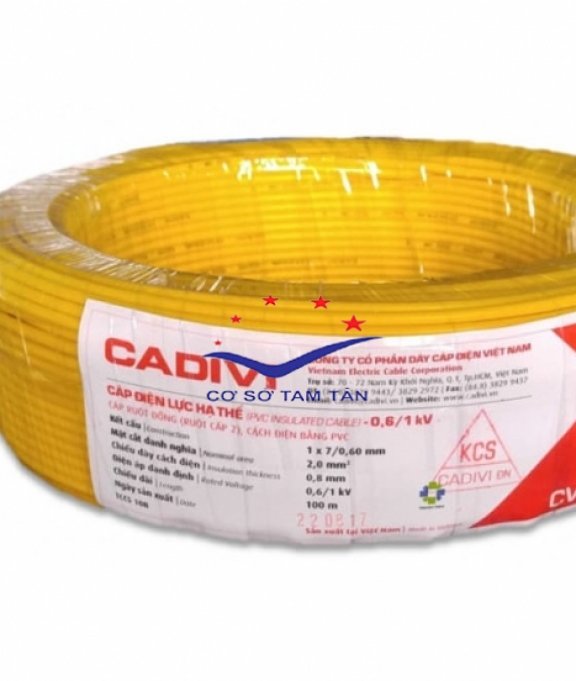 Dây điện đơn CADIVI CV 2.0